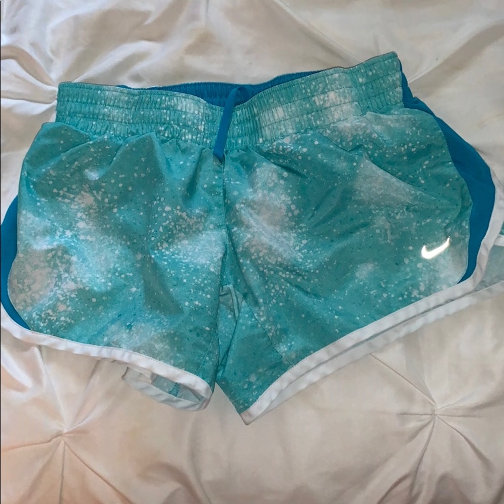 blue nike shorts